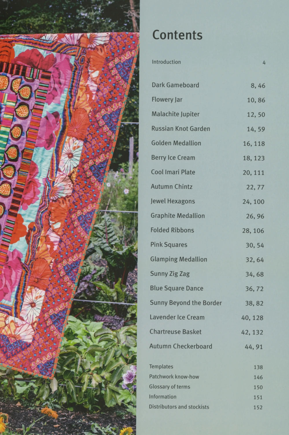 Kaffe Fassett's Quilts in COTSWOLDS Pattern Book # 071661