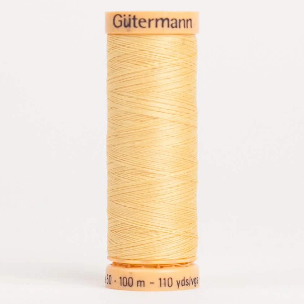 Gutermann Cotton Thread 100m - 1600 Yellow