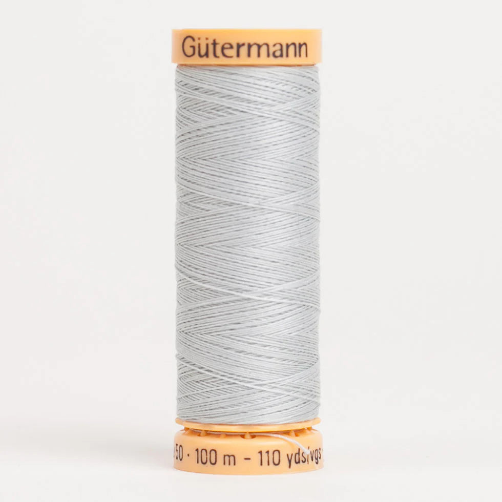 Gutermann Cotton Thread 100m - 9120 Light Slate