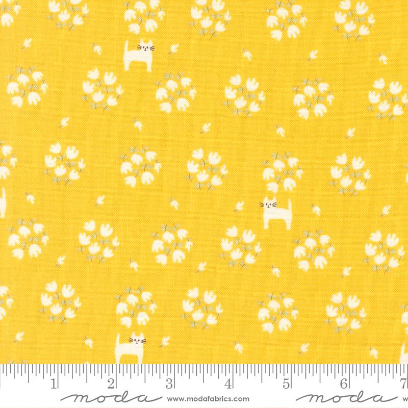 Apricot Candy Buttercup 3104-13 by Bunny Hill Designs for Moda Sold by the Half Yard
