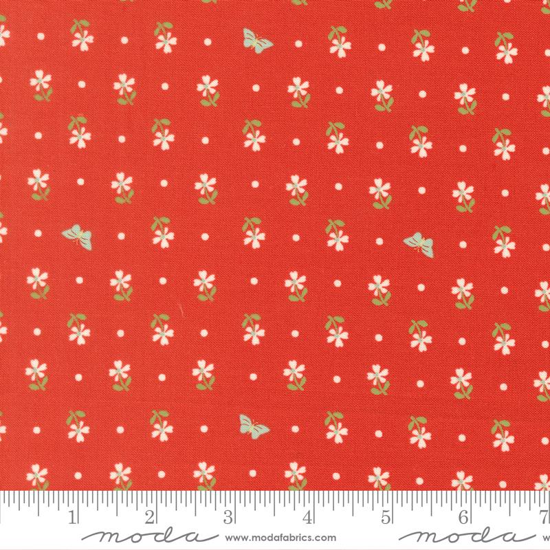 Apricot Candy Rose 3105-19 by Bunny Hill Designs for Moda Sold by the Half Yard