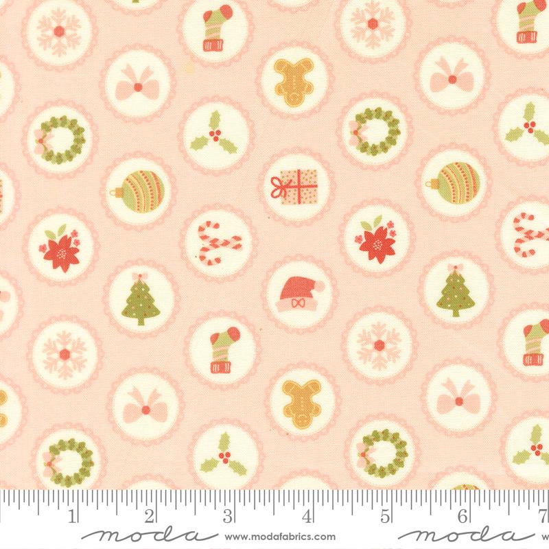 December Darling Blush 31811-15 by My Sew Quilty Life for Moda Sold by the Half Yard