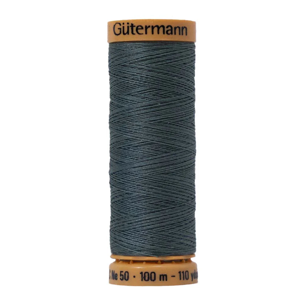 Gutermann Natural Cotton Thread 100m - 7600 Light Slate