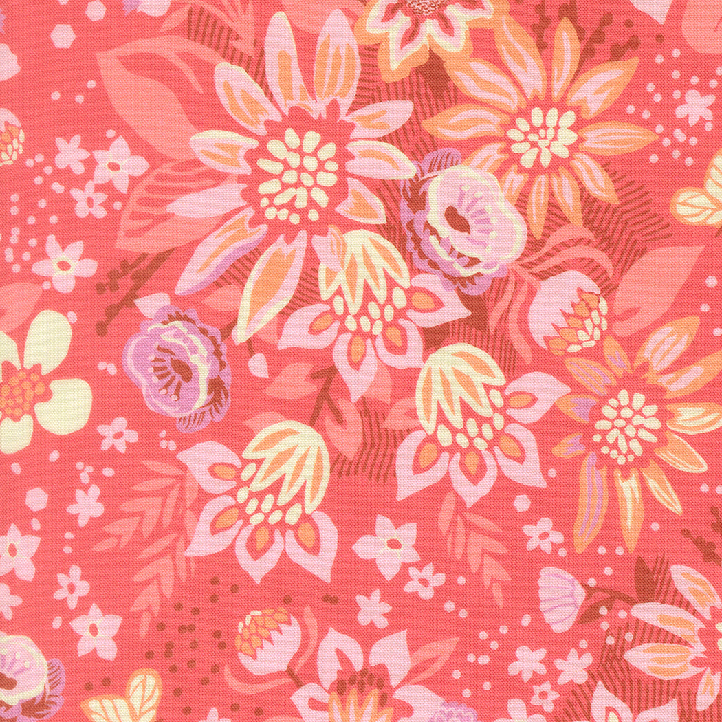 2735012 Floriori Floret Flamingo Cotton Fabric
