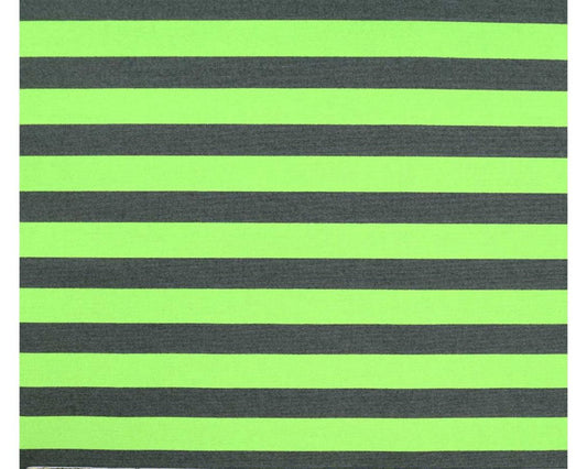 Neon Tent Stripe KARMA Green Tula Pink Sold by the Half Yard