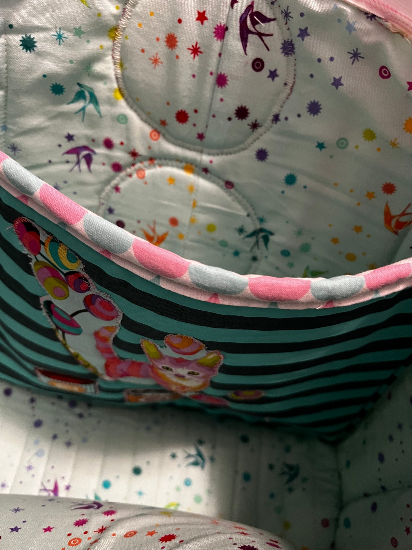 Disco Kitty Tote Purse Bag