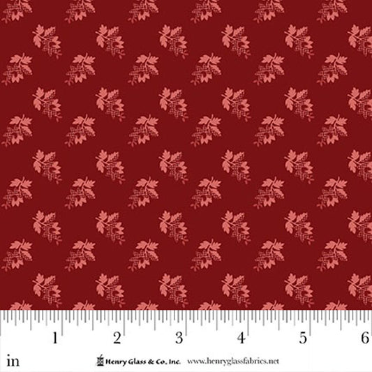 3475-88 Philomena RED Tossed Calico BY Michelle Yeo for Henry Glass