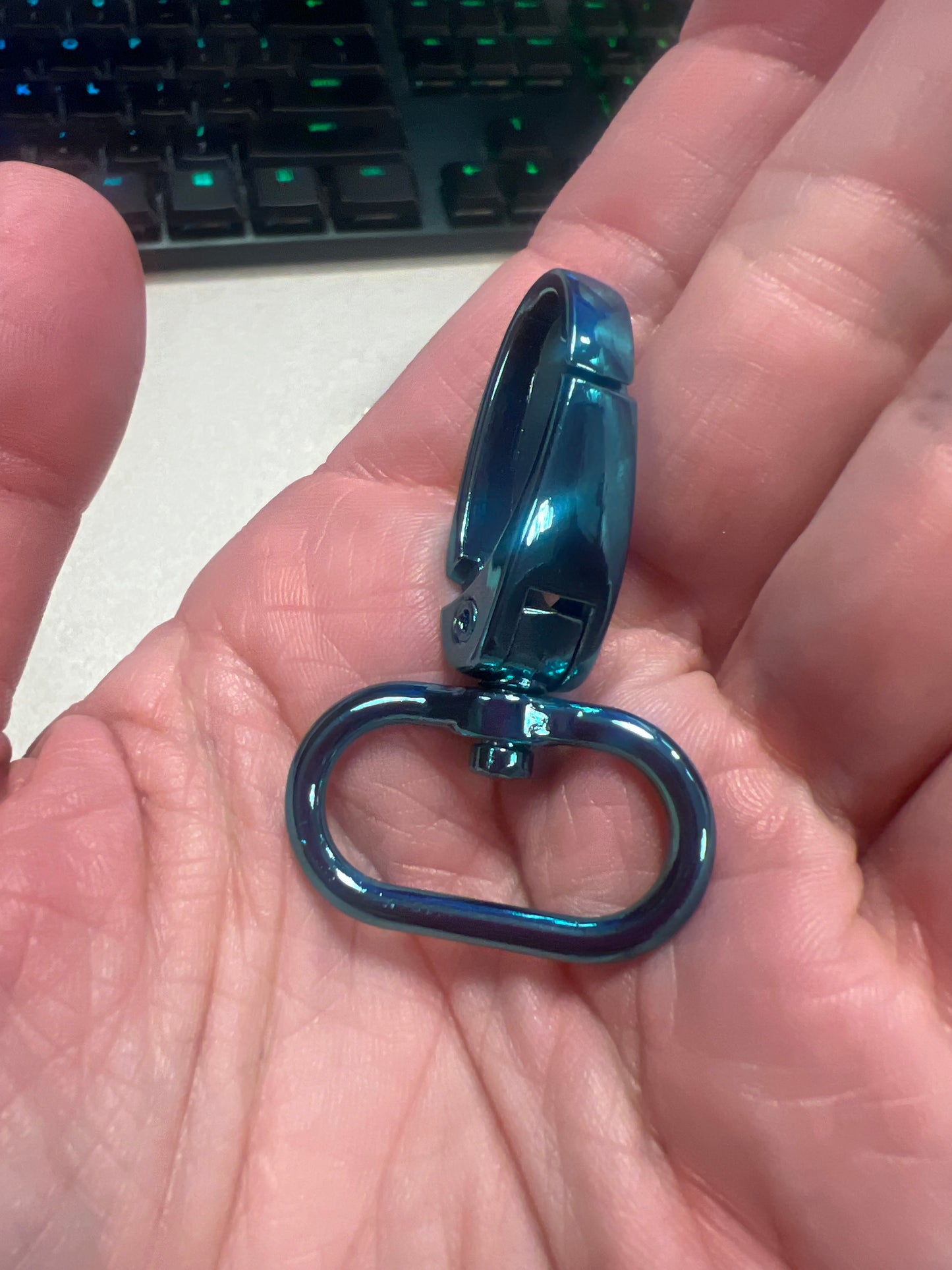 Swivel Hook 25mm (.98 in) Bag Hardware - Blue