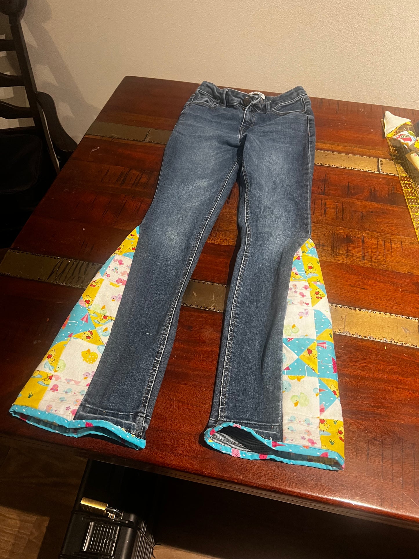 Quilted Up-cycled Jeans (Made to Order)