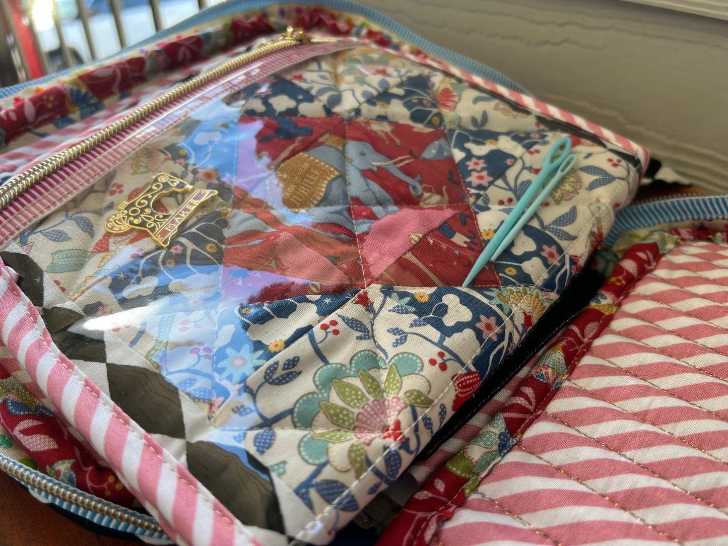 Knitting Crochet Embroidery Case / Makeup Pouch (Made to Order)