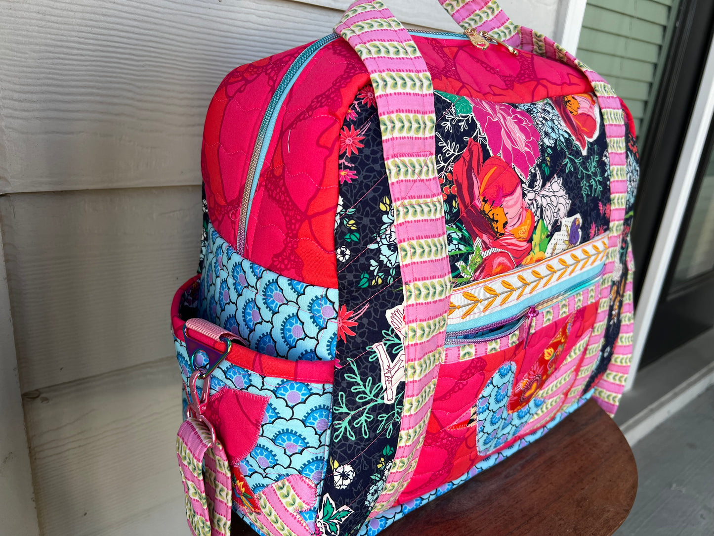Travel Bag with Trolley Sleeve Custom Made to Order