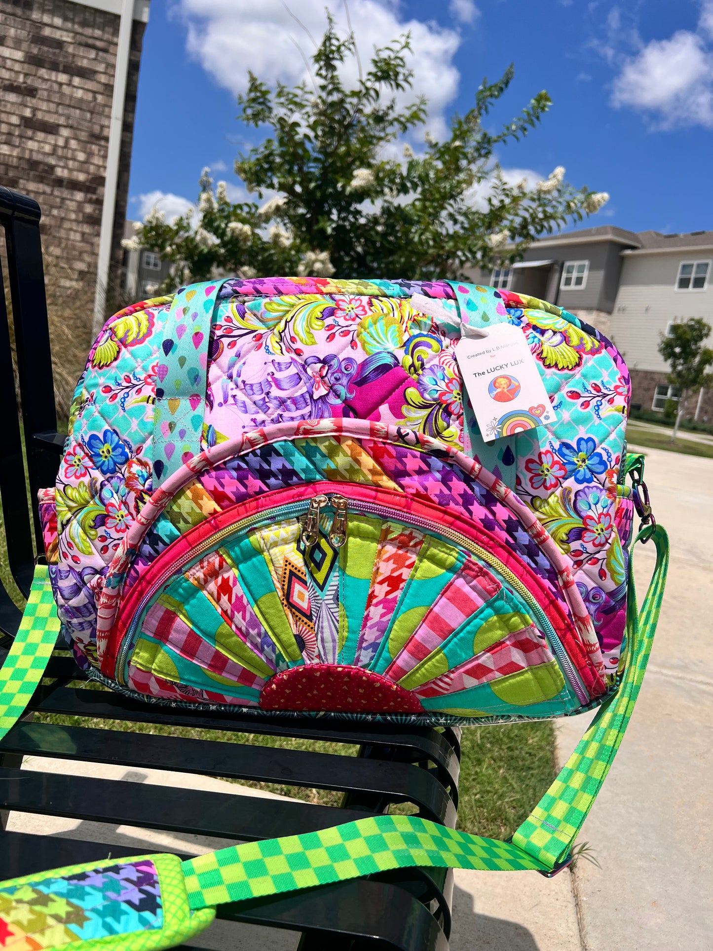 Travel Bag with Trolley Sleeve Custom Made to Order