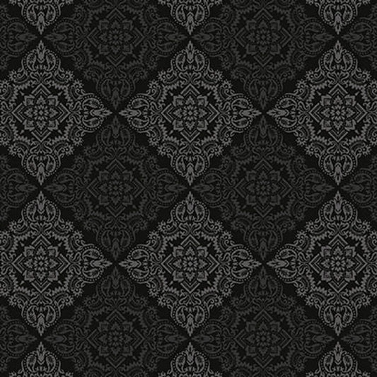 7767-99 Merry Poppies BLACK DIAMONDS BY Sharla Fults for Studio E Fabric