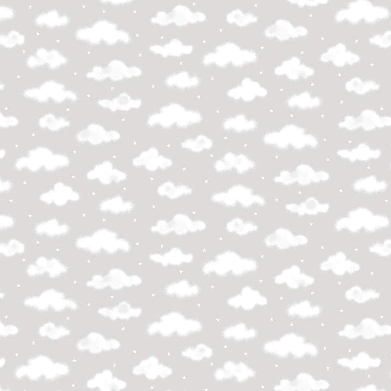 8029-90 ALL OVER CLOUDS PEARL MOONLIT DREAMS BABY Studio E Fabric