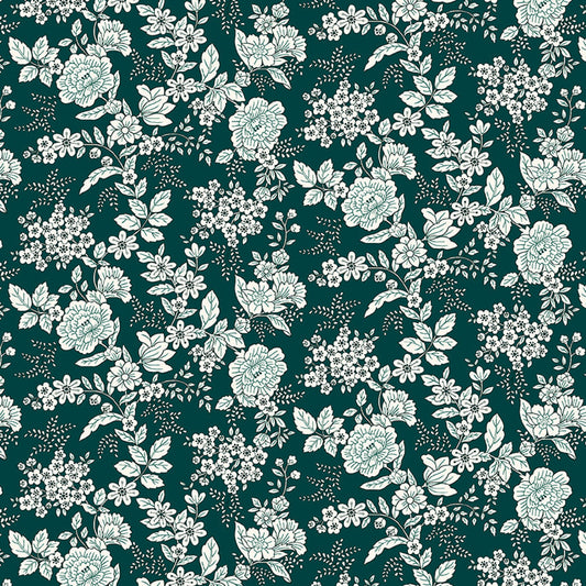826-77 Tranquility Teal by Henry Glass Fabrics