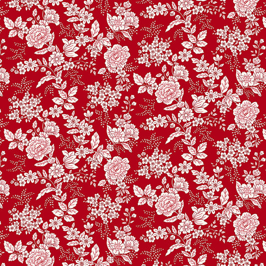 826-77 Tranquility Brick Red by Henry Glass Fabrics