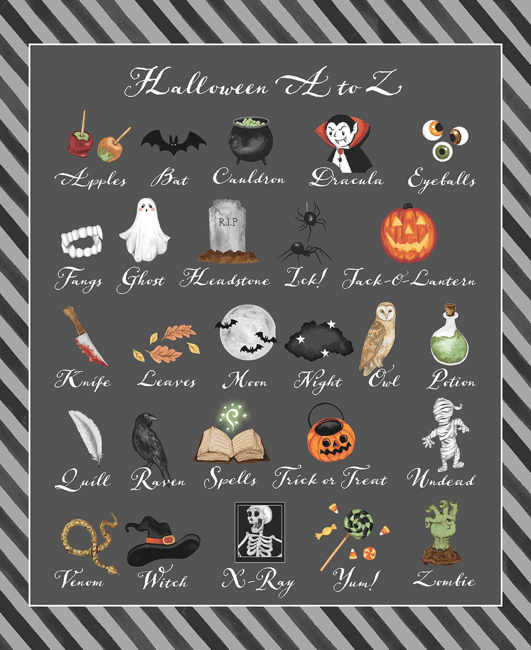 8328P-90 PARANORMAL PARADE PANEL by Beth Reed for Studio E Fabric