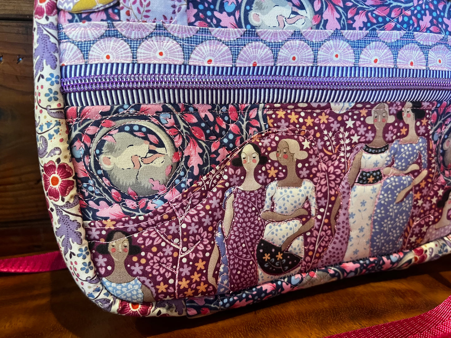 Knitting Crochet Embroidery Case / Makeup Pouch (Made to Order)