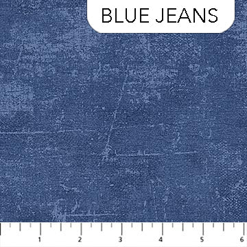 9030-43 American Heartland Blue Jeans Texture Northcott Fabrics Sold By the Half Yard