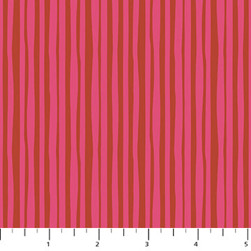 91119-22 Joyful June Pink Stripe Figo Sold By the Half Yard