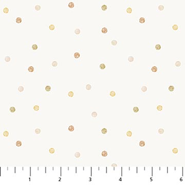 91184-11 Dots Cream Ducks FIGO for Northcott Sold By the Half Yard