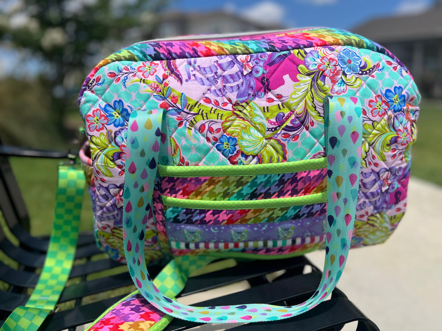 Travel Bag with Trolley Sleeve Custom Made to Order