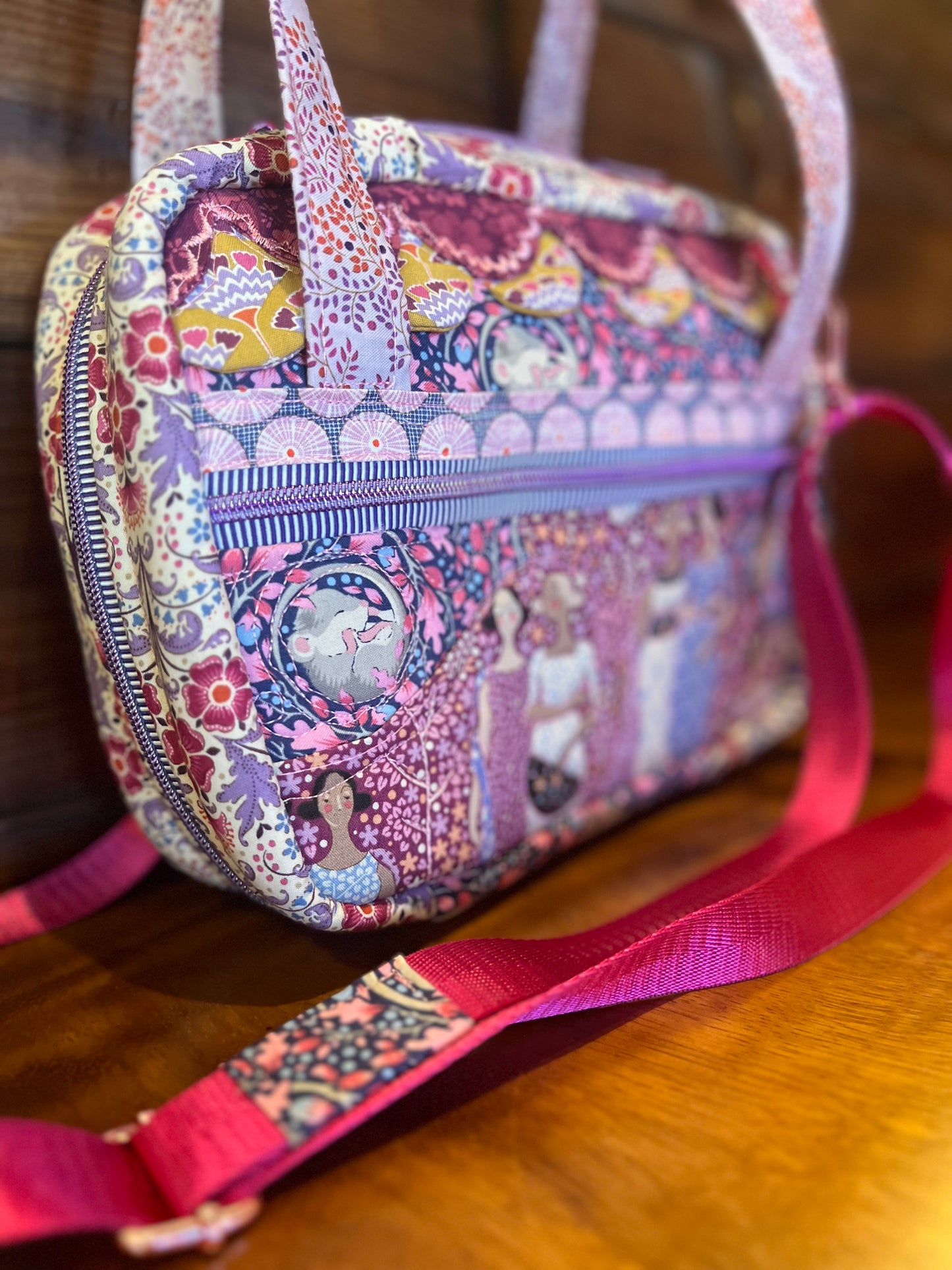 Knitting Crochet Embroidery Case / Makeup Pouch (Made to Order)