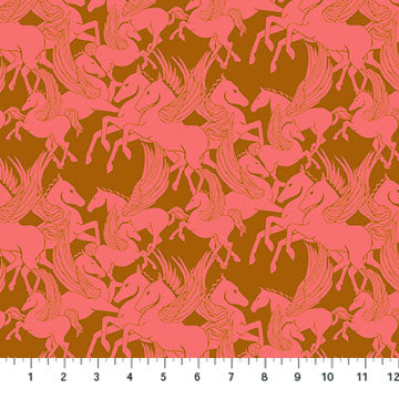 AMT119-23V Shooting Star Mythology Pegasus Taffy by Anna Maria Textiles Sold by the Half Yard