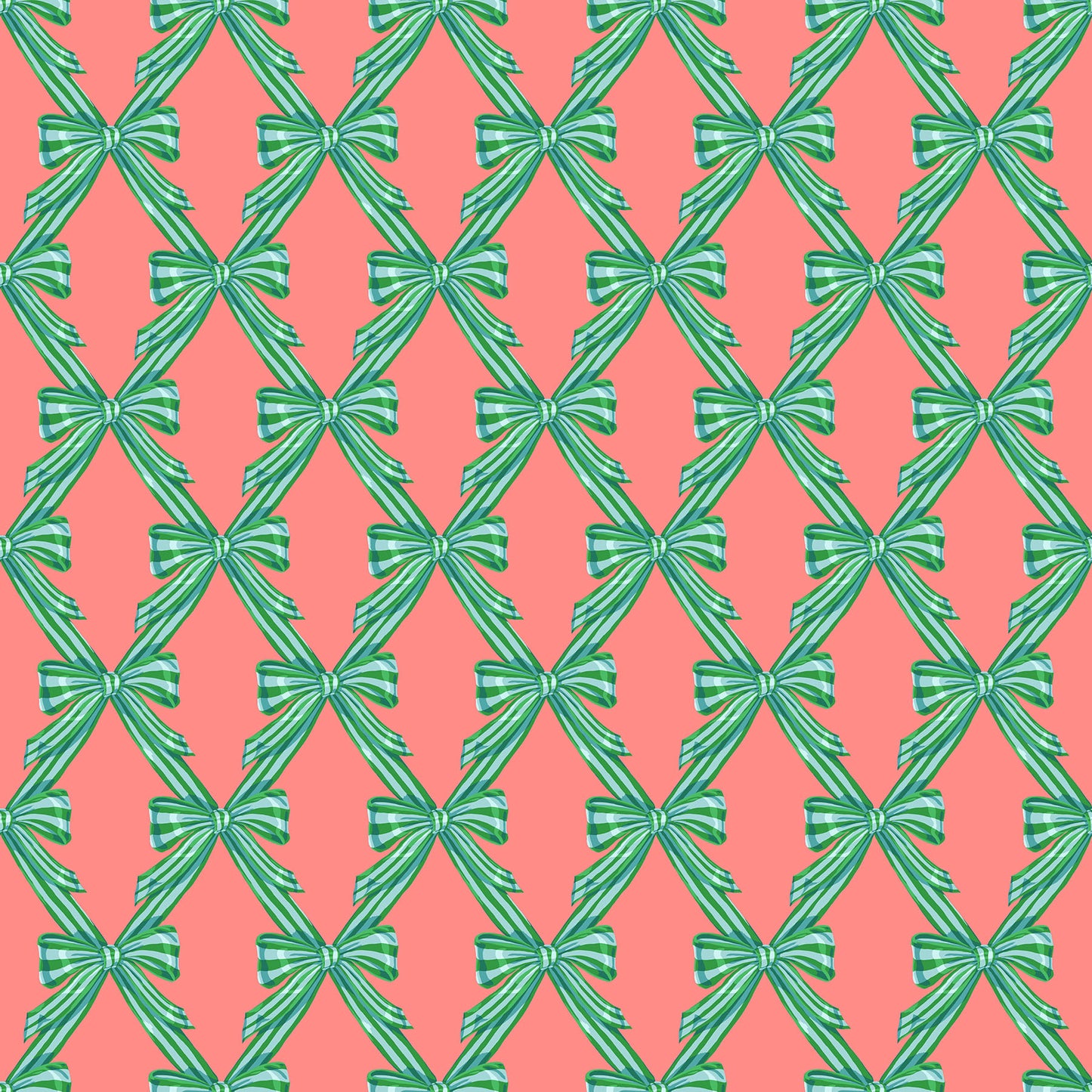 AMT164-56V Wrapped Bows in BEACHY Cozy Christmas by Anna Maria Textiles Sold by the Half Yard