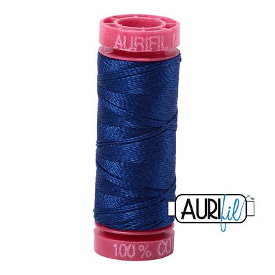 AURIFIL 12 WT 55 YD HAND EMBROIDERY THREAD (MULTIPLE COLORS)