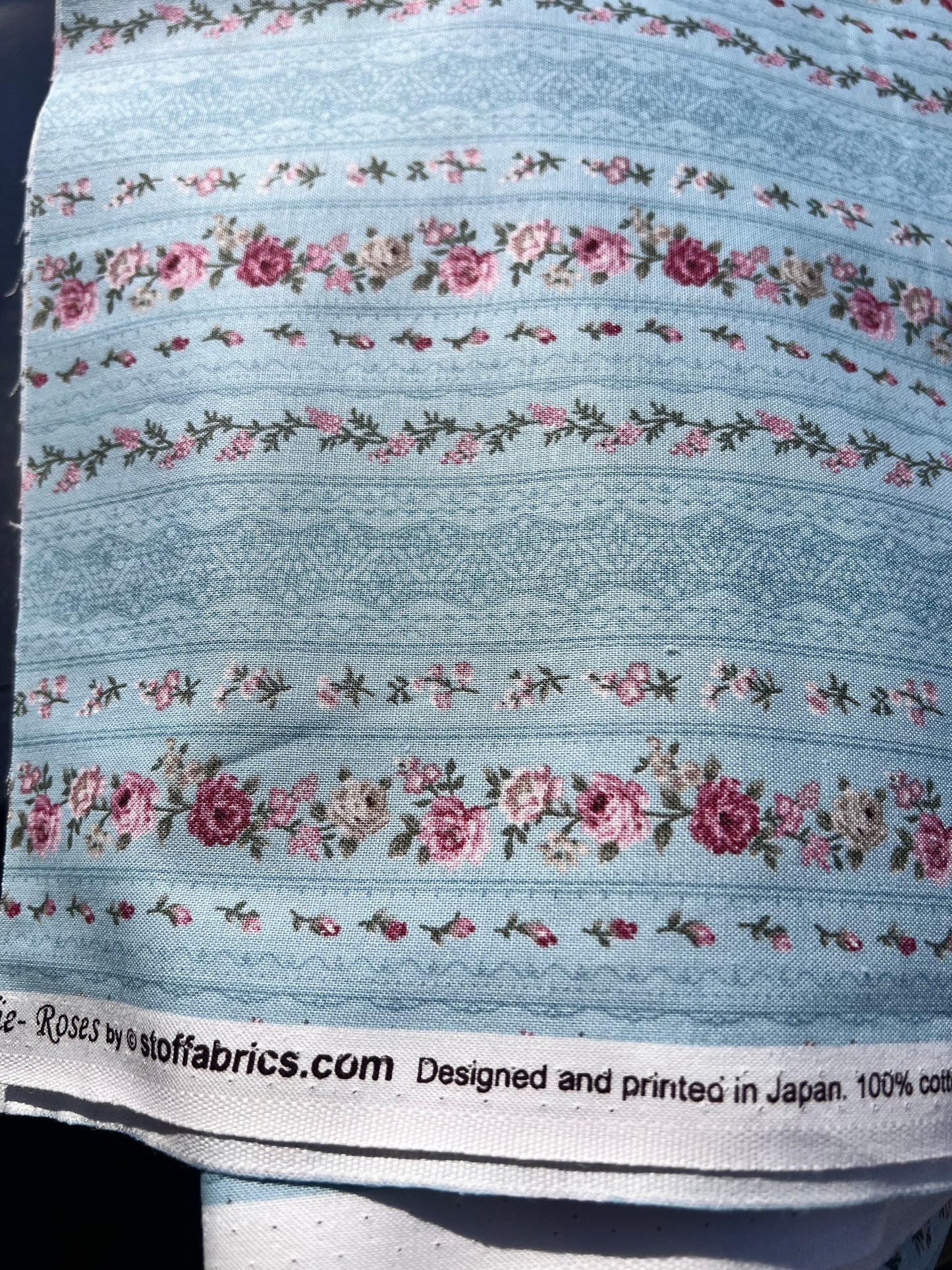 4501-324 Emily Rose Fabric by Stof Sold by the Half Yard