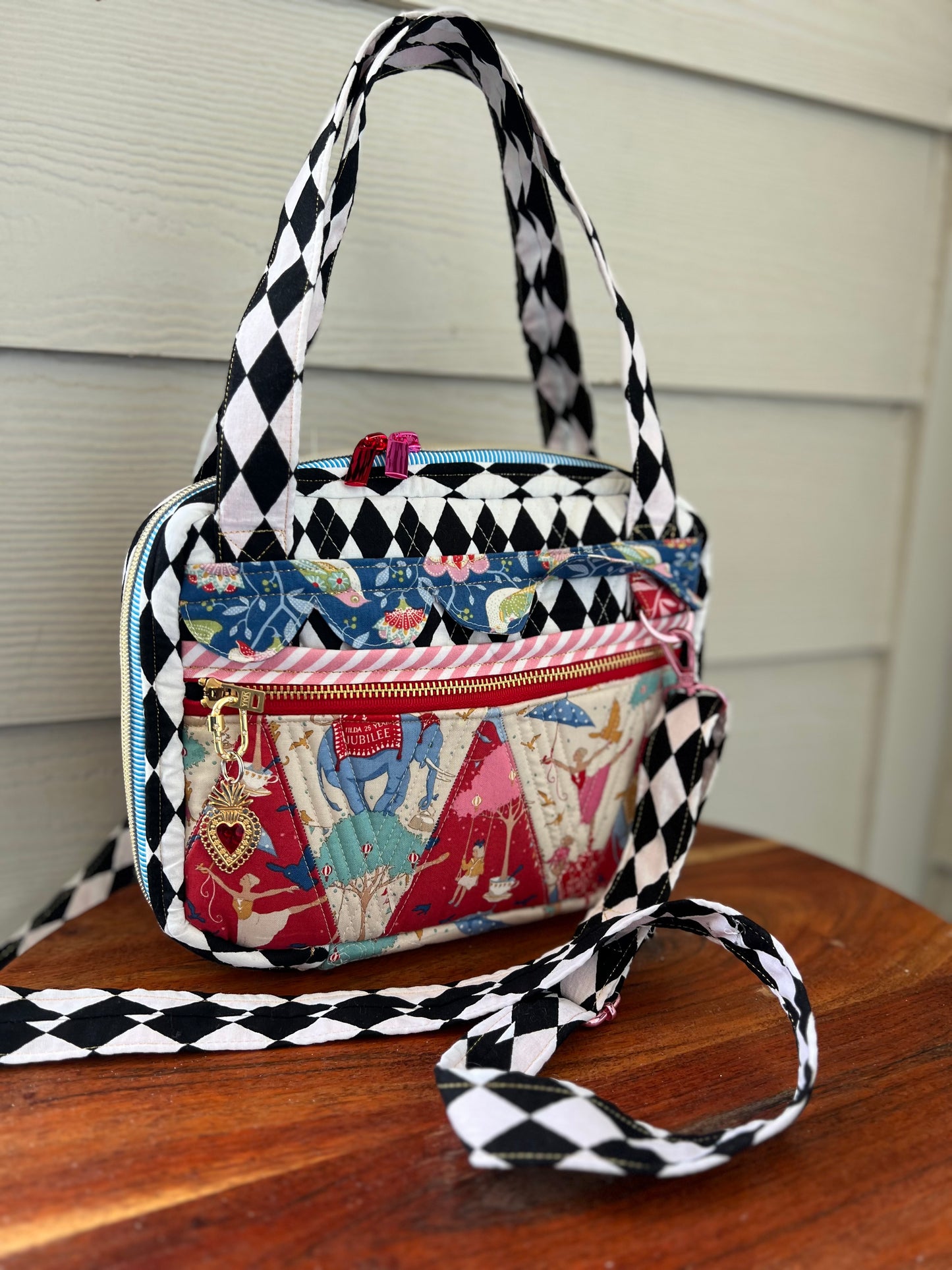 Knitting Crochet Embroidery Case / Makeup Pouch (Made to Order)