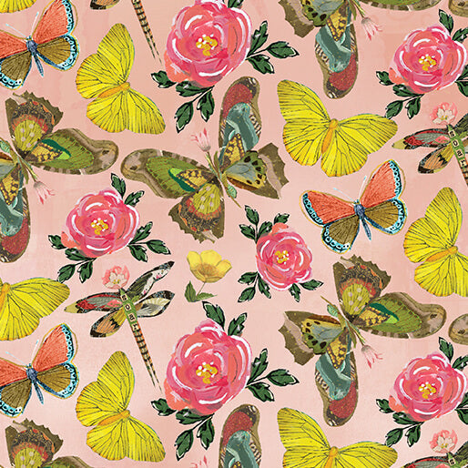 A Heart Led Life - Butterfly Toss - Pink