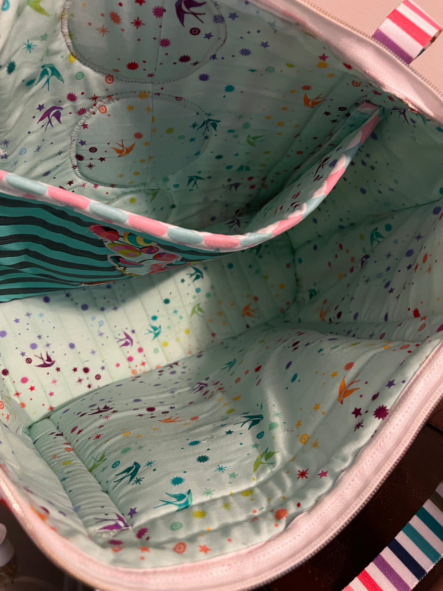 Disco Kitty Tote Purse Bag