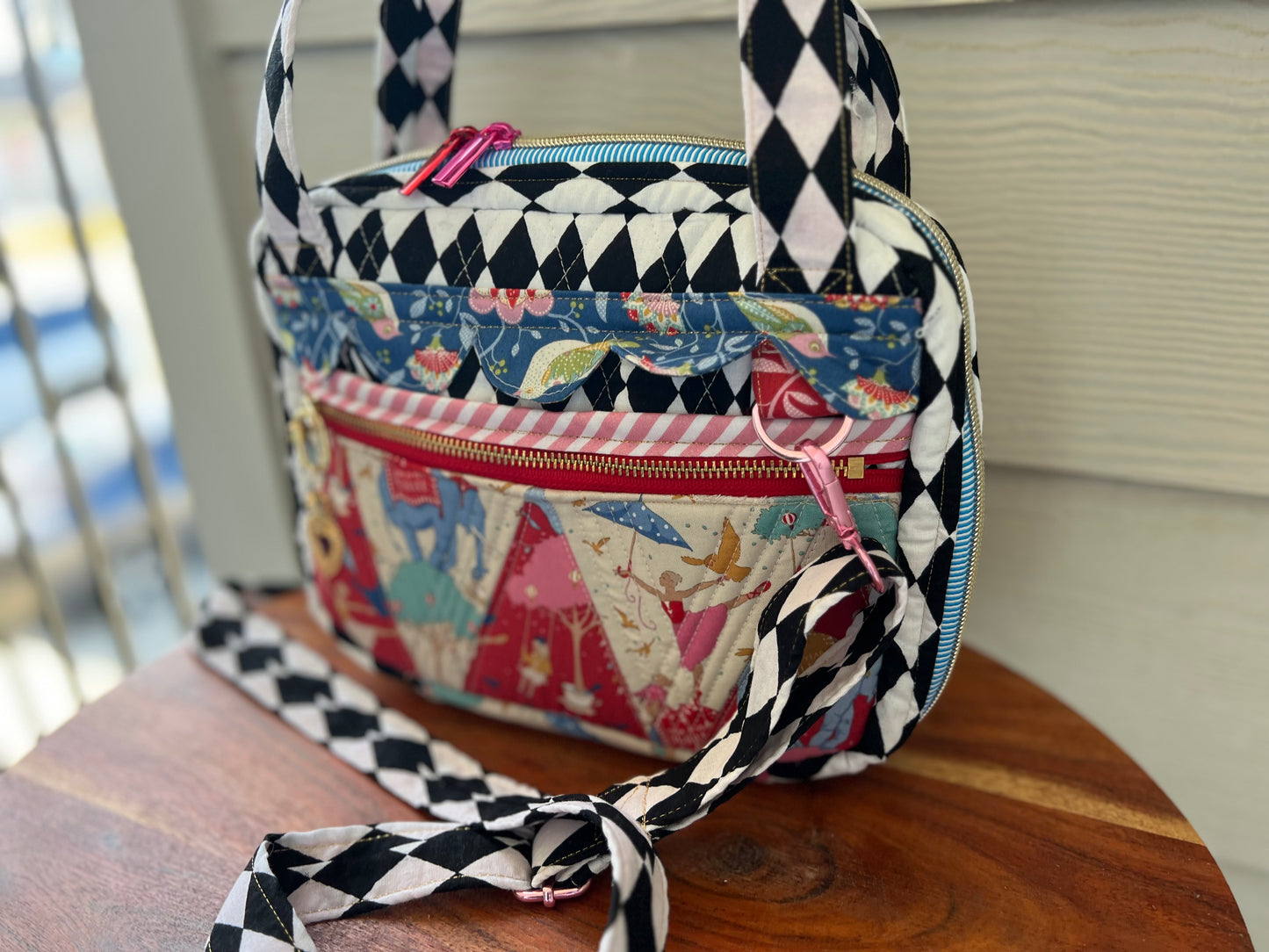 Knitting Crochet Embroidery Case / Makeup Pouch (Made to Order)