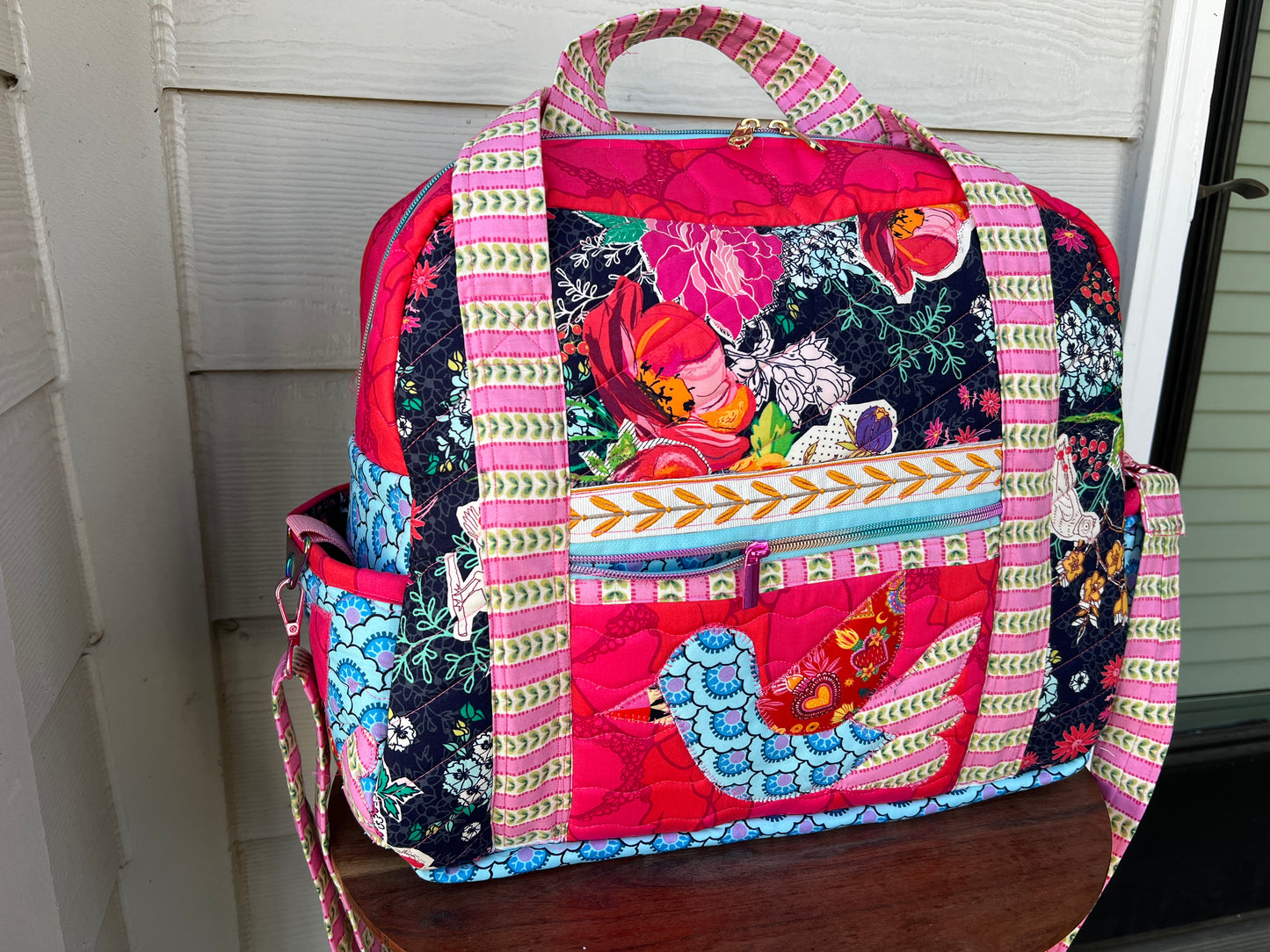 Travel Bag with Trolley Sleeve Custom Made to Order