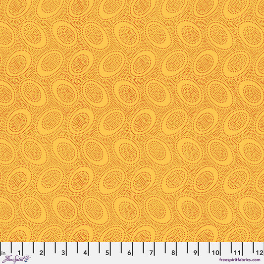 Aboriginal Dot GOLD Yellow Kaffe Fassett Collective Sold by the Half Yard