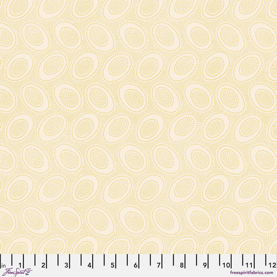 Aboriginal Dot IVORY Cream Kaffe Fassett Collective Sold by the Half Yard