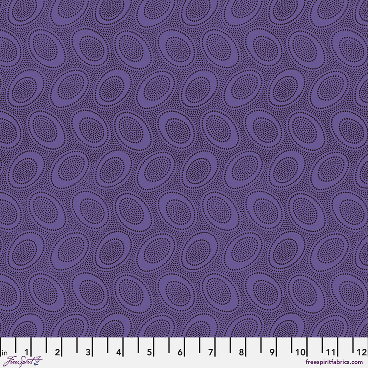 Aboriginal Dot PERIWINKLE PURPLE Kaffe Fassett Collective FABRIC