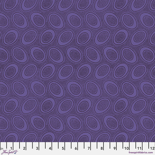 Aboriginal Dot PERIWINKLE PURPLE Kaffe Fassett Collective FABRIC