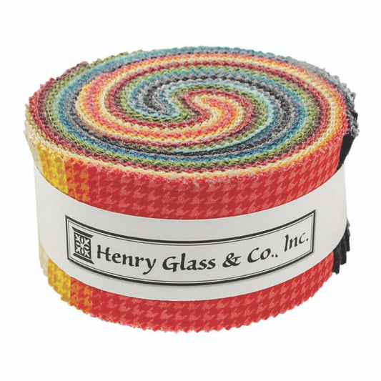 42 pc 2.5 in JELLY ROLL HOUNDSTOOTH by Henry Glass Fabrics