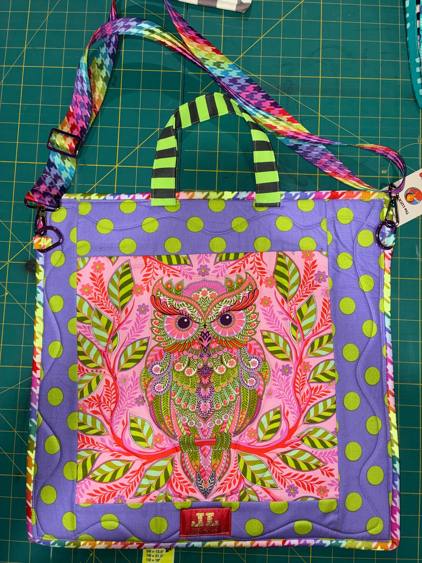 Tula Pink Large Owl Bag