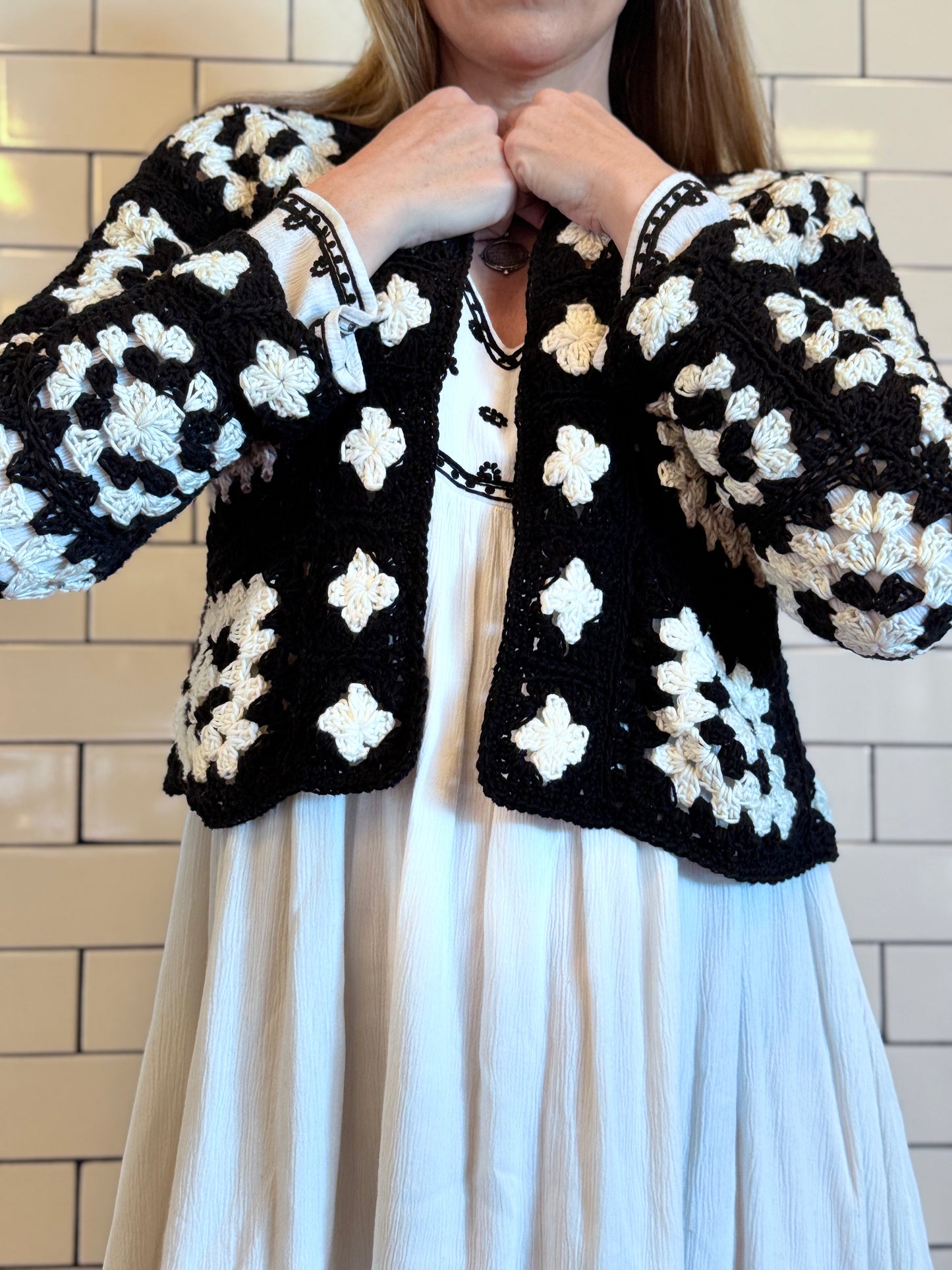 PDF Pattern The Crochet Granny Square Cardigan