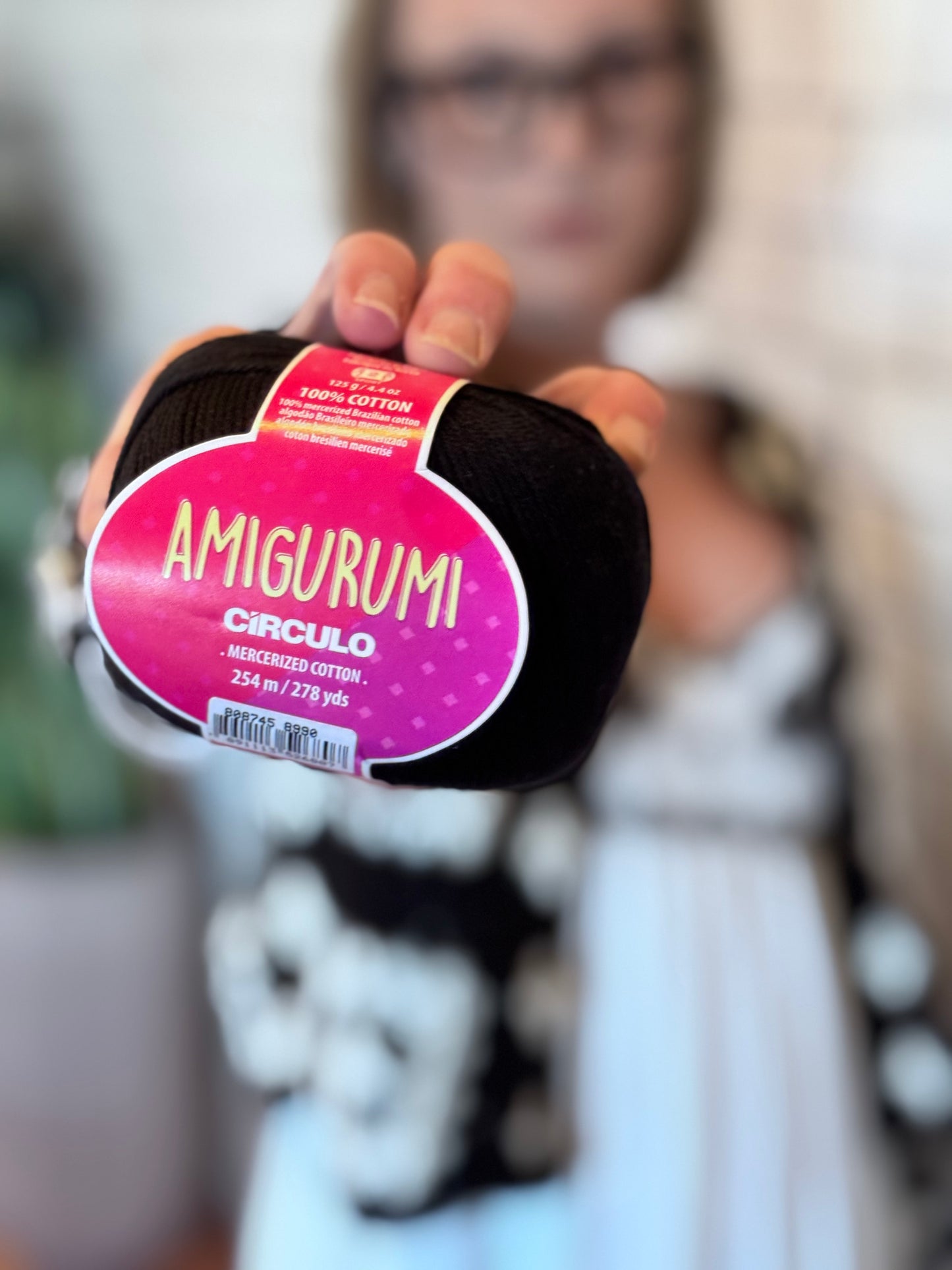 AMIGURUMI Yarn by Circulo BLACK (8990)