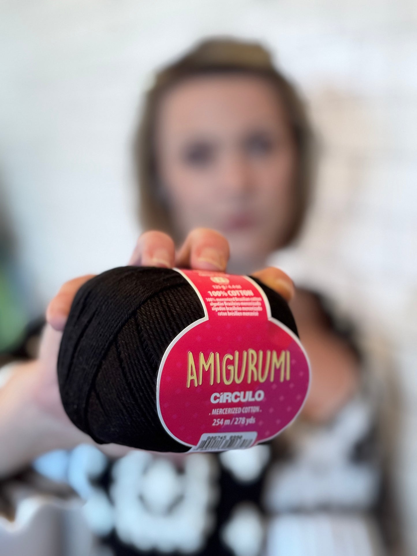 AMIGURUMI Yarn by Circulo BLACK (8990)