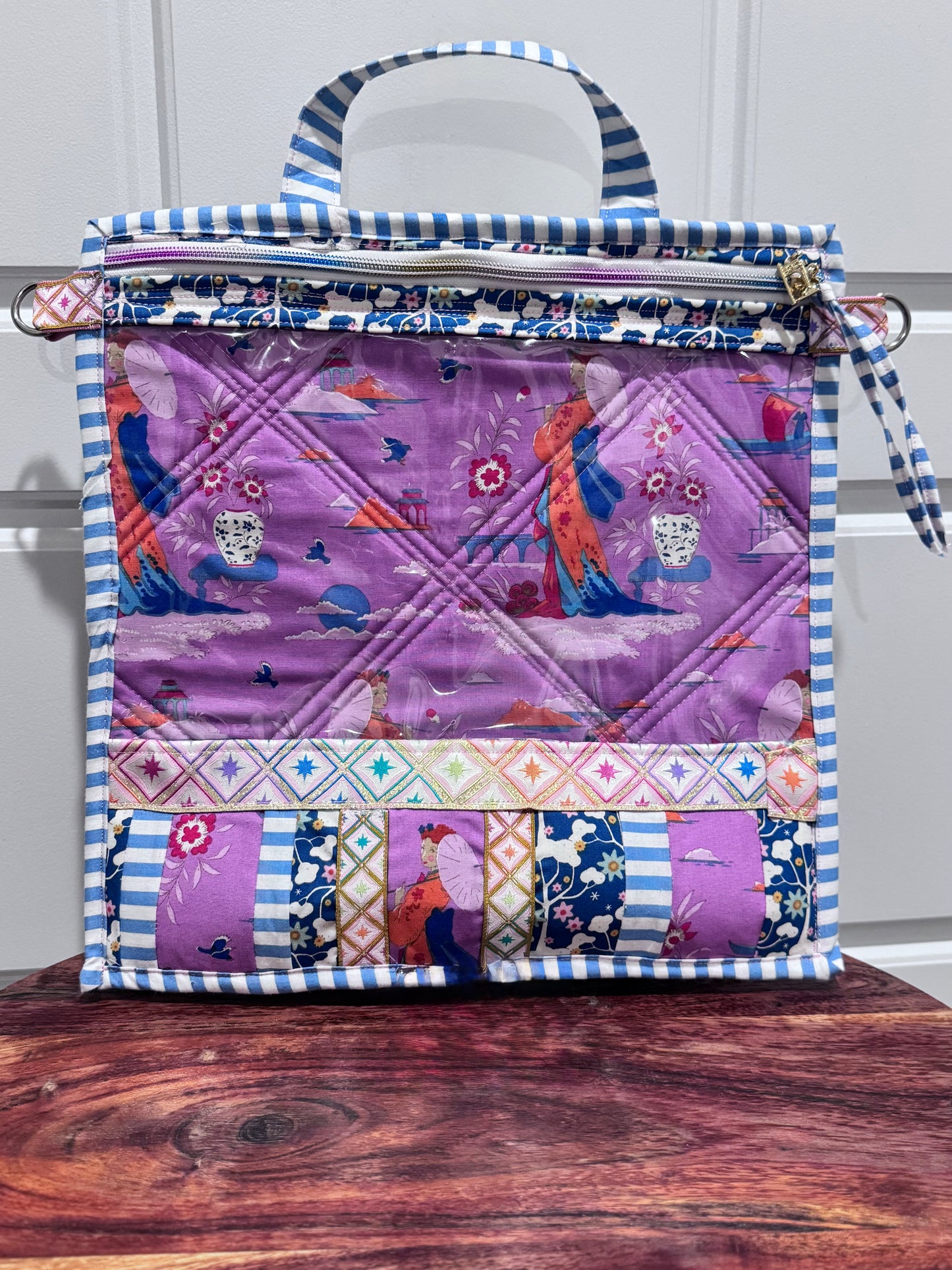 Large Project Bag Tilda Violet Bloomsville