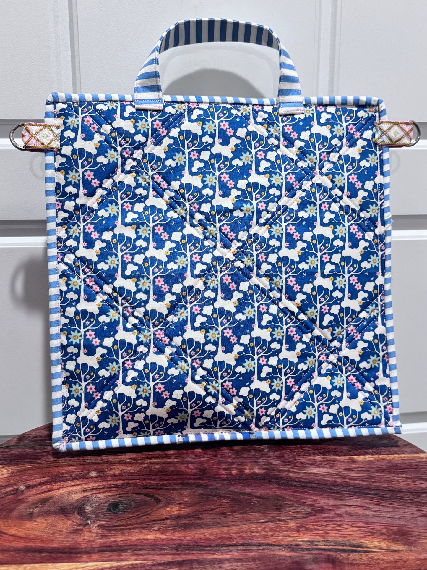 Large Project Bag Tilda Violet Bloomsville