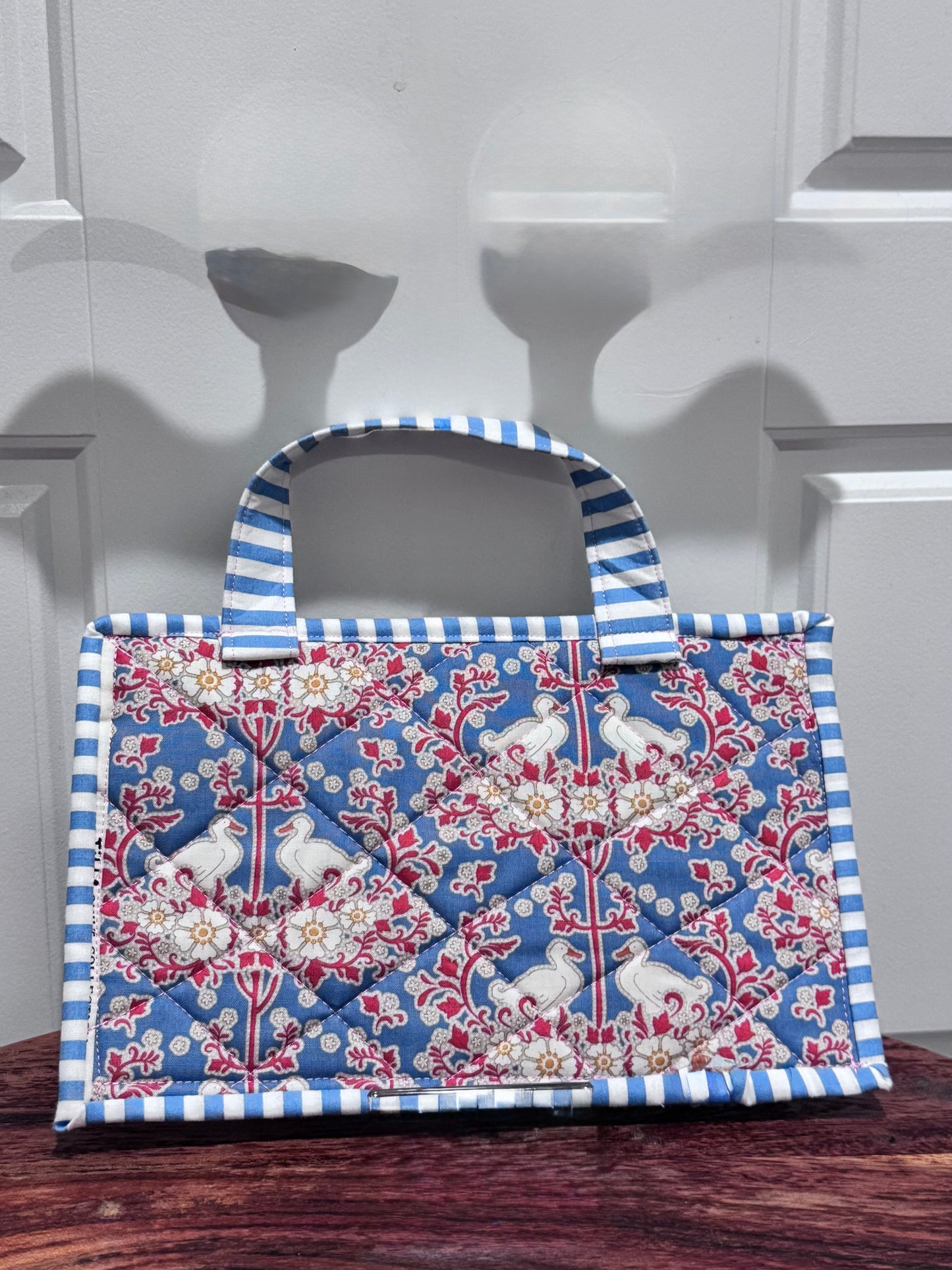 Small Project Bag Tilda Blue Check