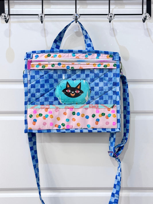 Medium Project Bag Kitty Check