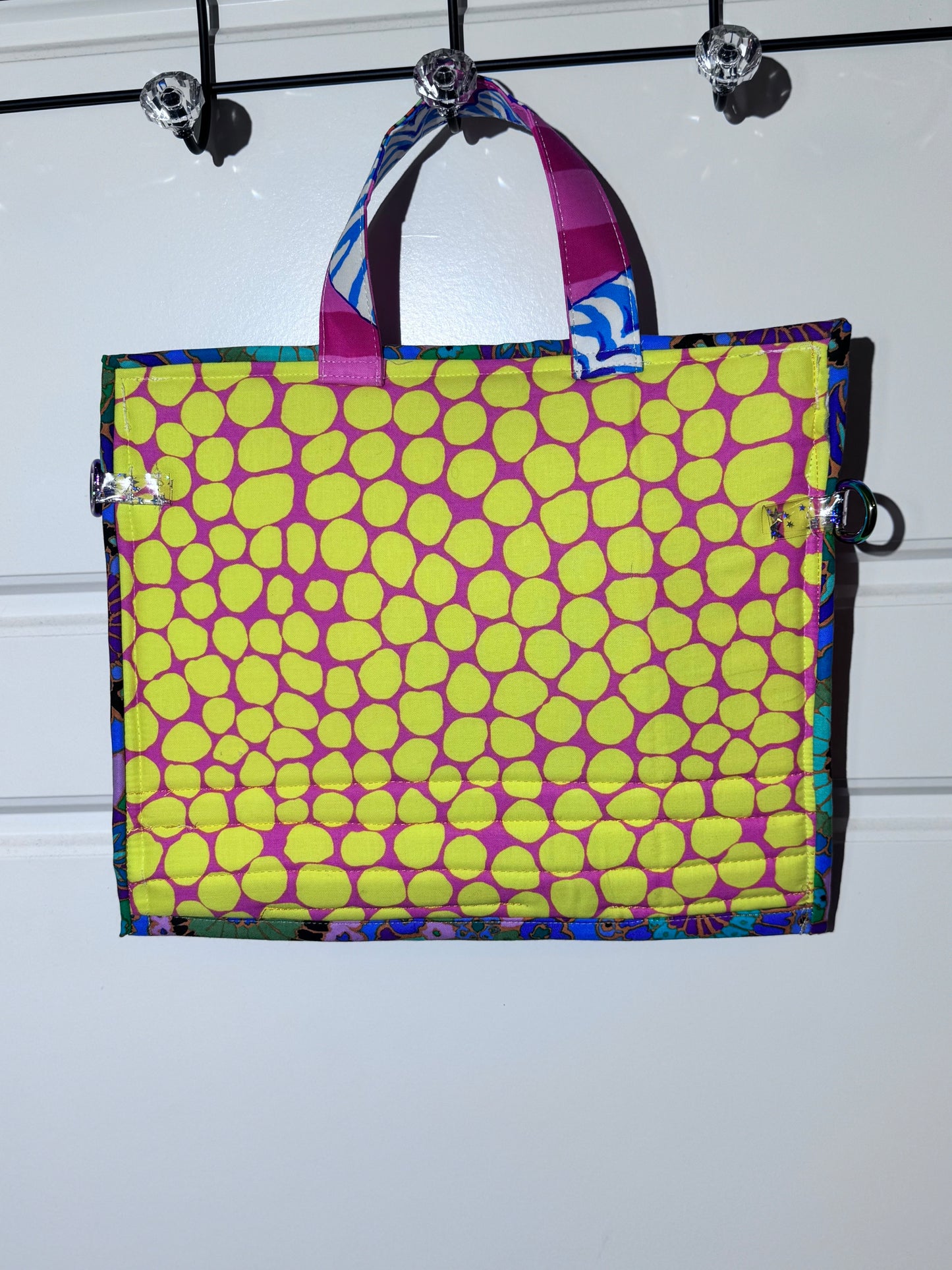 Medium Project Bag Kaffe Starry Flowers